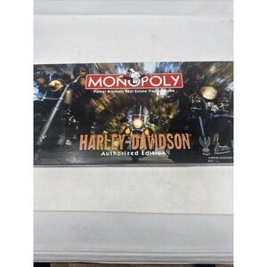 Vintage Harleyt Davidson Monopoly - 1997 Authorized Monopoly Game - COMPLETE